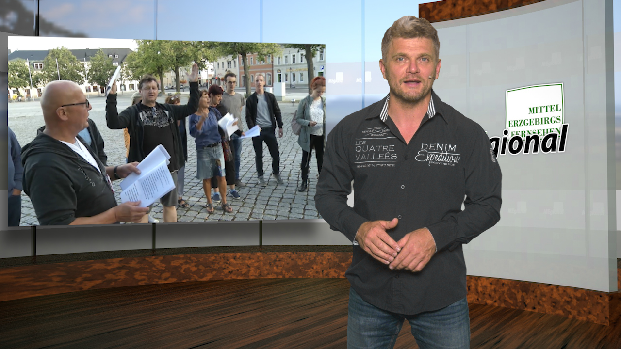 MEgional mit der Probe zum Festspiel Marienberg MEgional mit der Probe zum Festspiel Marienberg