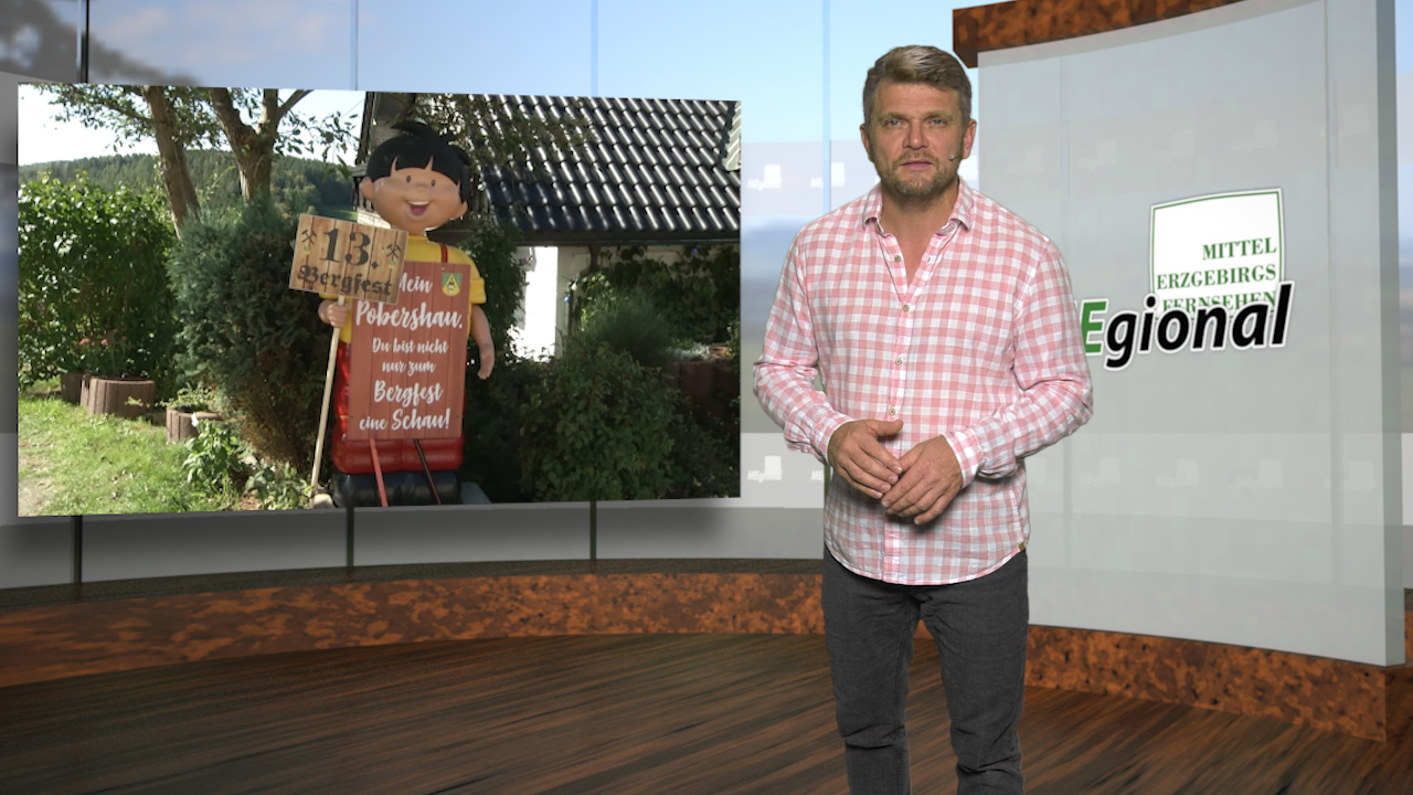 MEgional am 24. September 2019 mit einem Festsplitter zum Pobershauer Bergfest