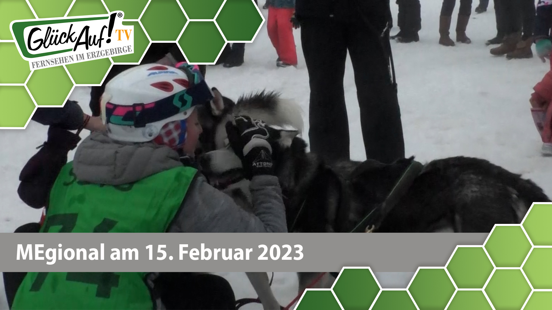 MEgional am 15. Februar 2023 - mit dem Schlittenhunderennen in Nassau