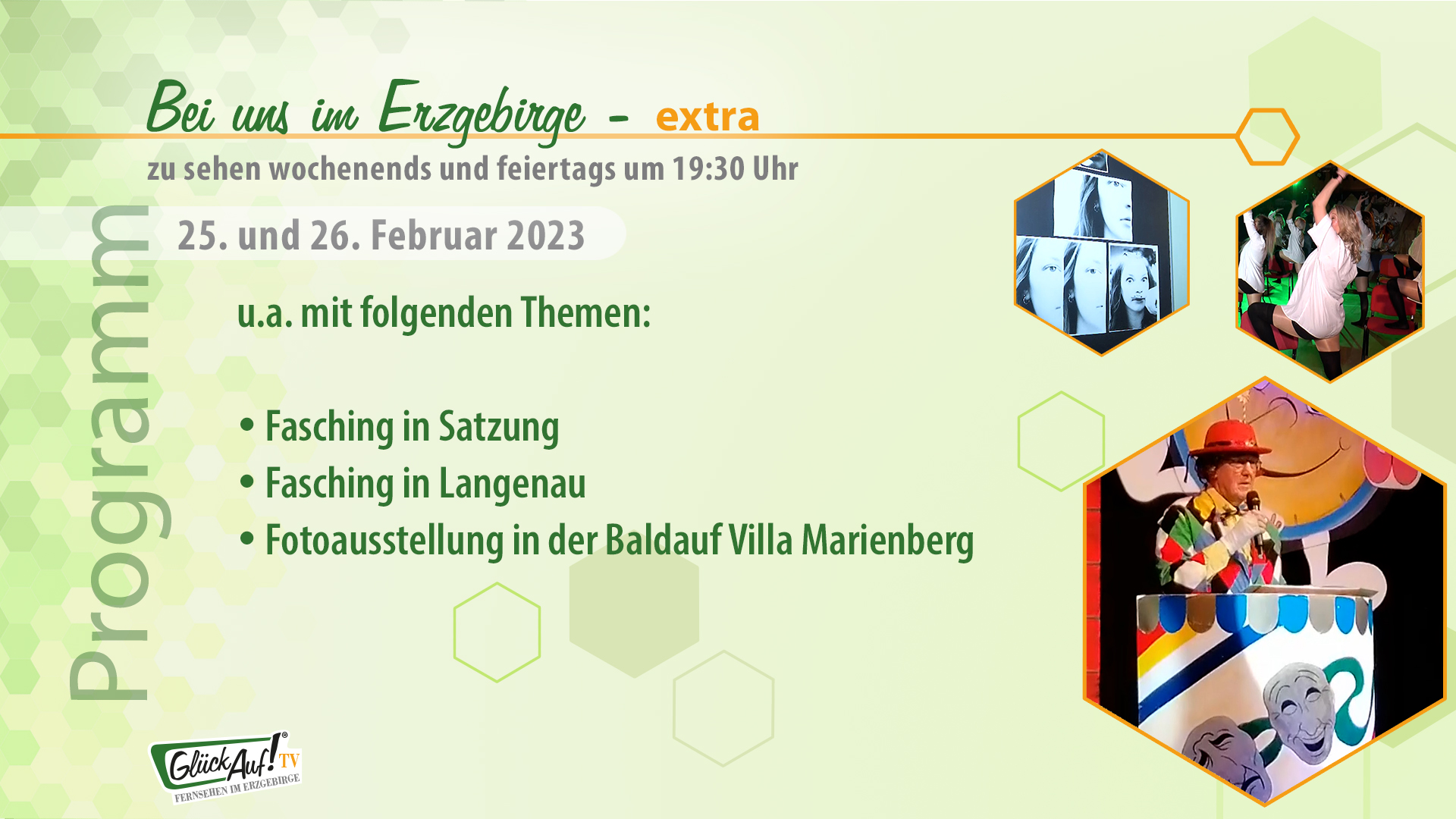 Bei uns im Erzgebirge - extra für die 08. Kalenderwoche 2023