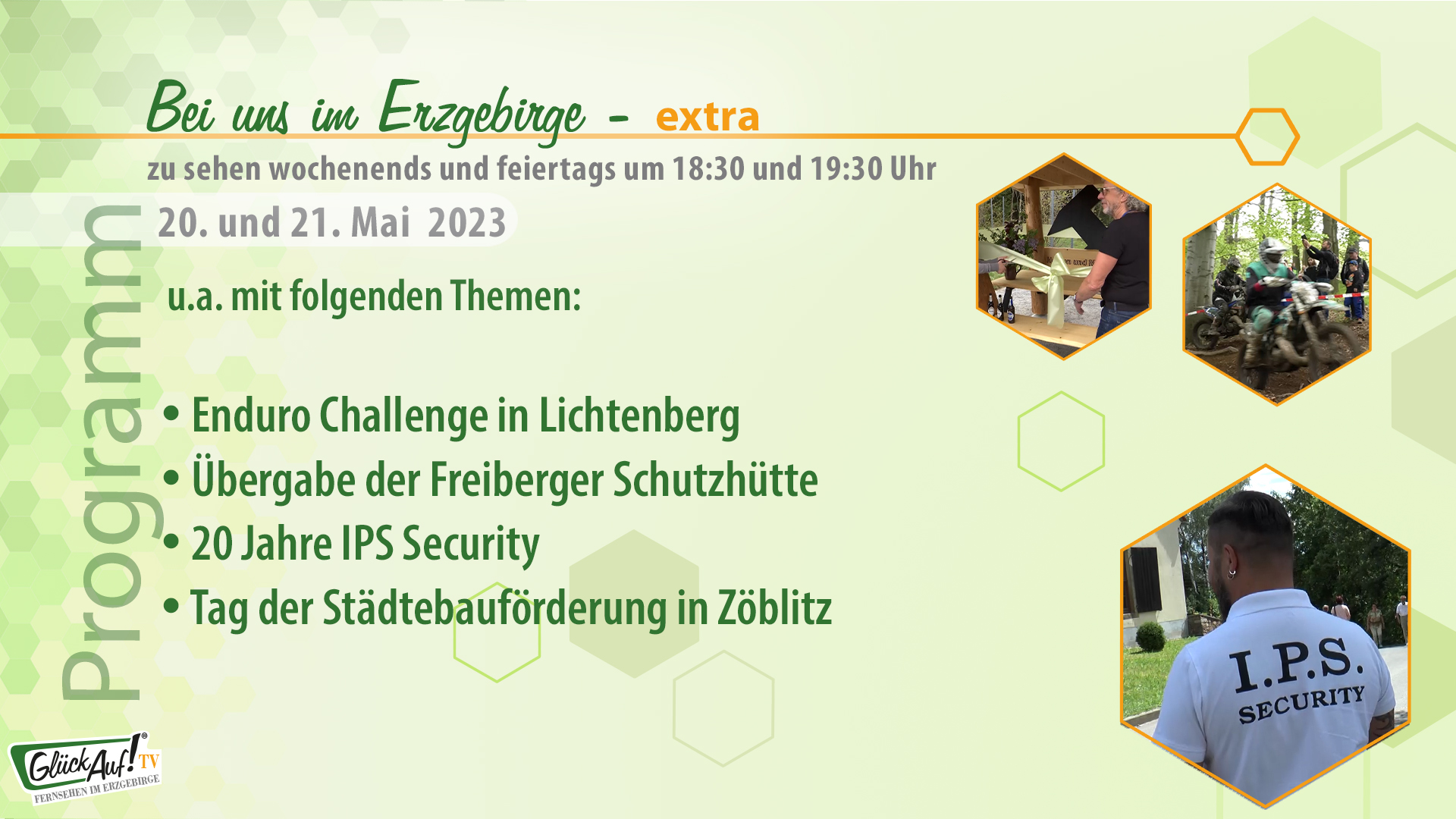 Bei uns im Erzgebirge - extra für das Wochenende der 20. Kalenderwoche 2023