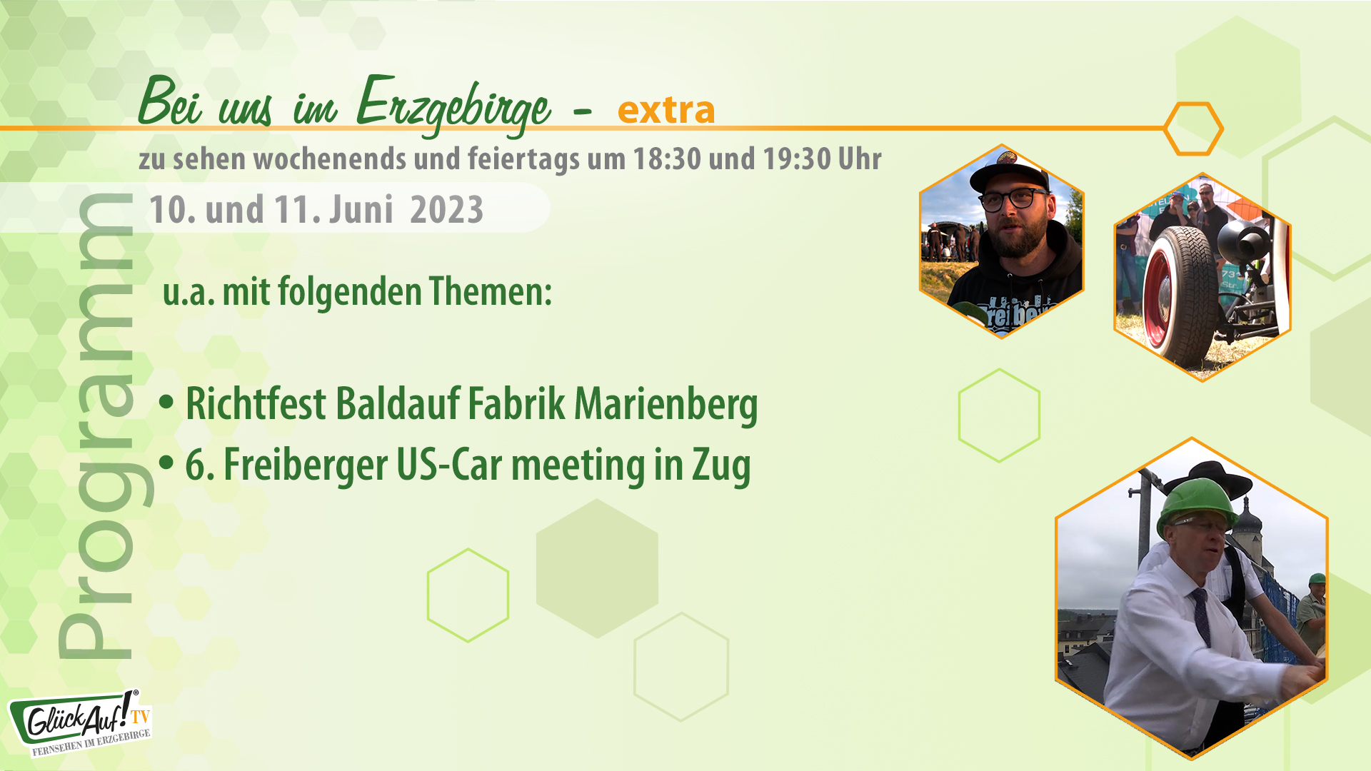 Bei uns im Erzgebirge - extra für das Wochenende der 23. Kalenderwoche 2023