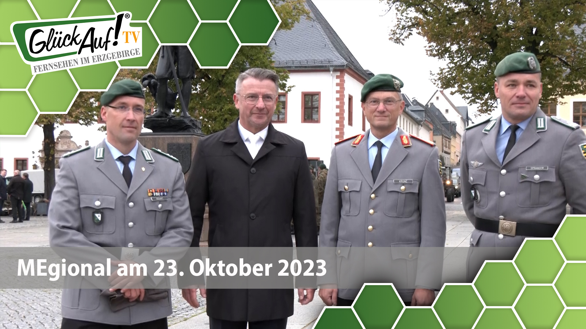 MEgional am 23. Oktober 2023 mit der Kommandoübergabe der Erzgebirgskaserne