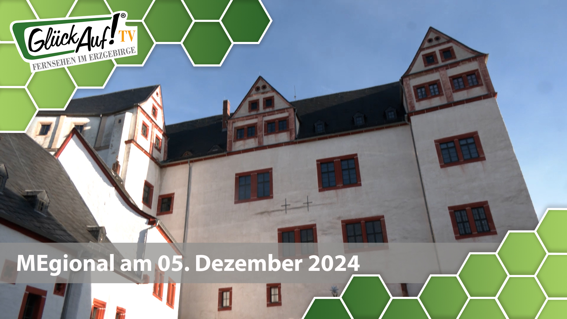 MEgional am 05. Dezember 2024 mit Bildern vom der Auszeichnung Engagierter Bürger auf Schloss Rochsburg