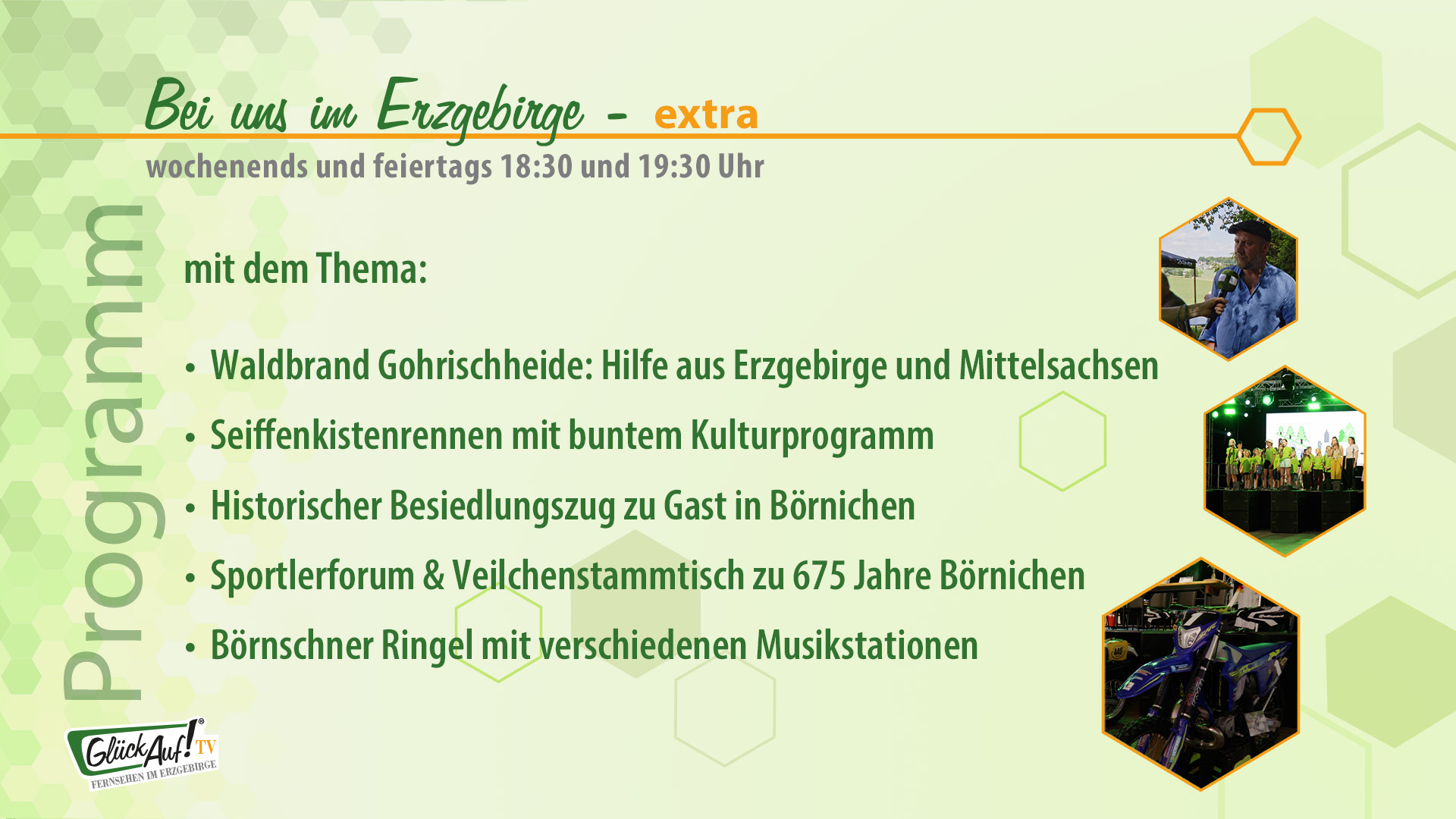 Bei uns im Erzgebirge - extra am 12.07. und 18.07.