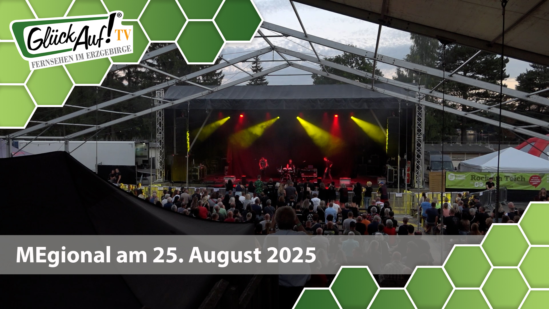 MEgional am 25. August 2025 mit dem Silberstrom Rock am Teich
