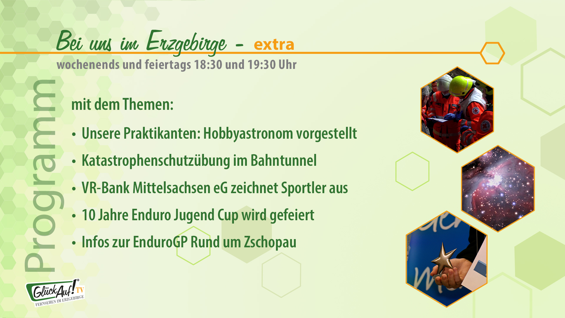 Bei uns im Erzgebirge - extra am 20.09. und 21.09. Bei uns im Erzgebirge - extra am 20.09. und 21.09.